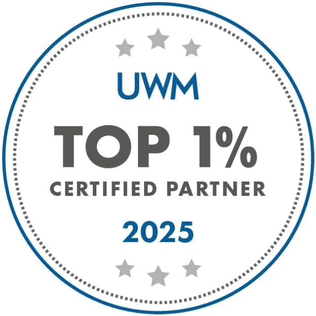 UWM Top 1% Certified Partner 2025